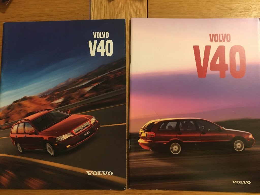 11x Volvo S40/V40 folders brochures prijslijsten Nederlands, Ophalen of Verzenden, Zo goed als nieuw, Volvo