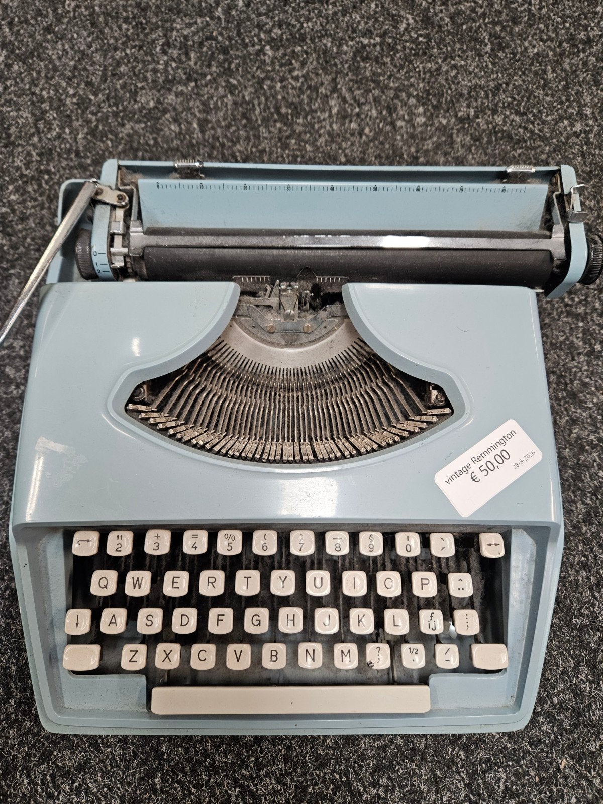 vintage typ machine, Ophalen