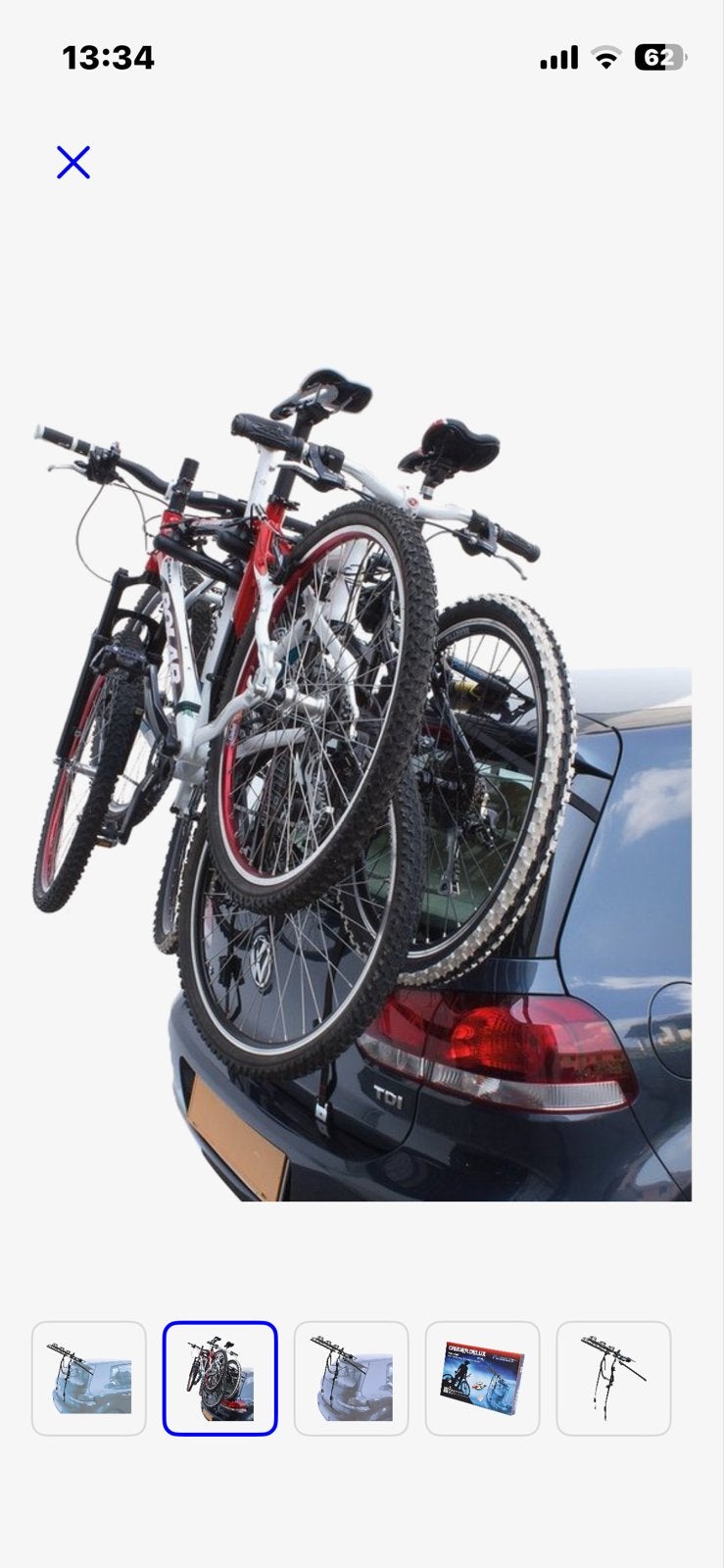 Peruzzo Achterklep Fietsendrager - 3 fietsen, Auto diversen, Fietsendragers, 3 fietsen of meer, Gebruikt, Elektrische fiets, Achterklepdrager