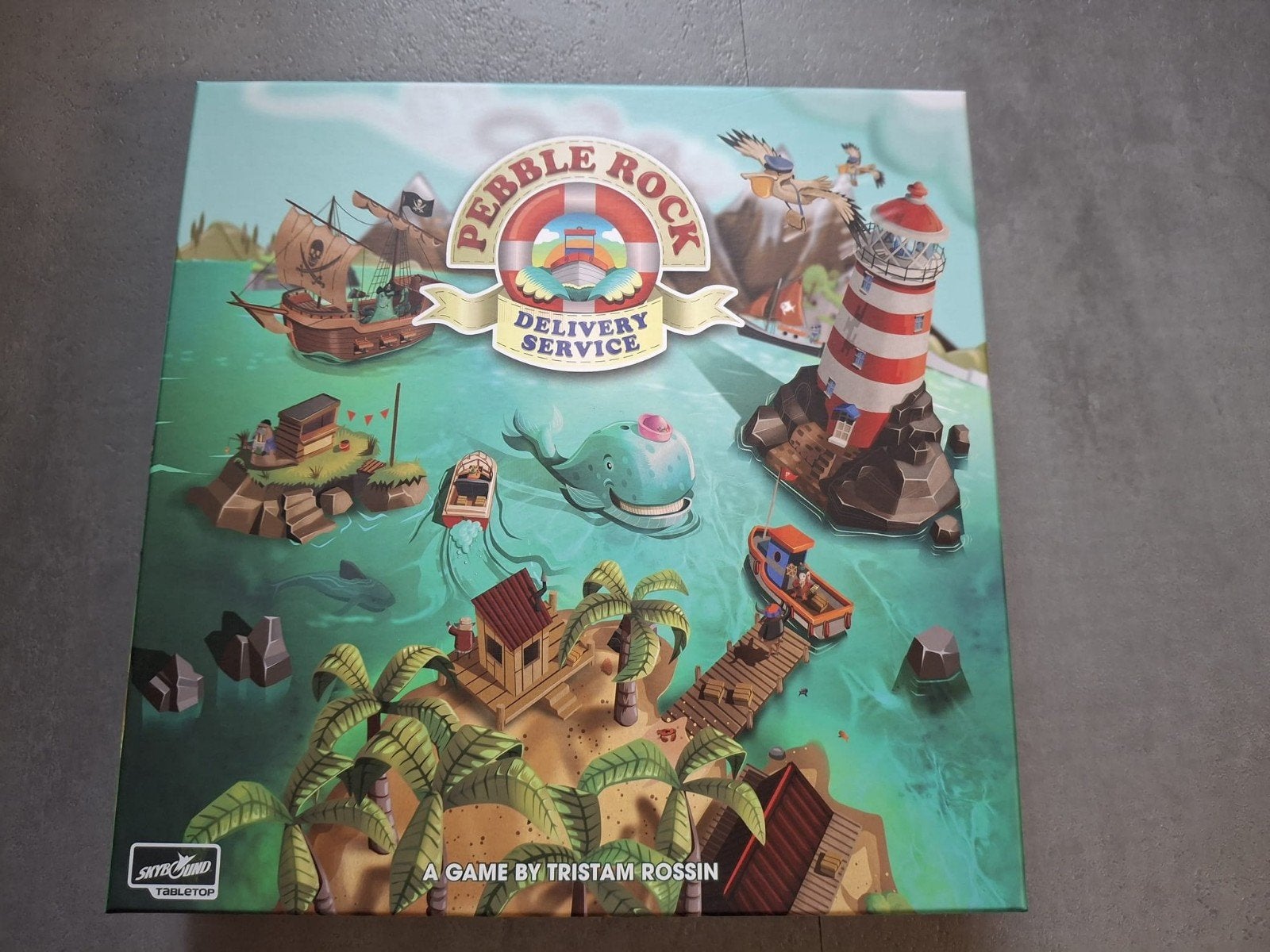Bordspel Pebble Rock, Hobby en Vrije tijd, Ophalen of Verzenden, Zo goed als nieuw