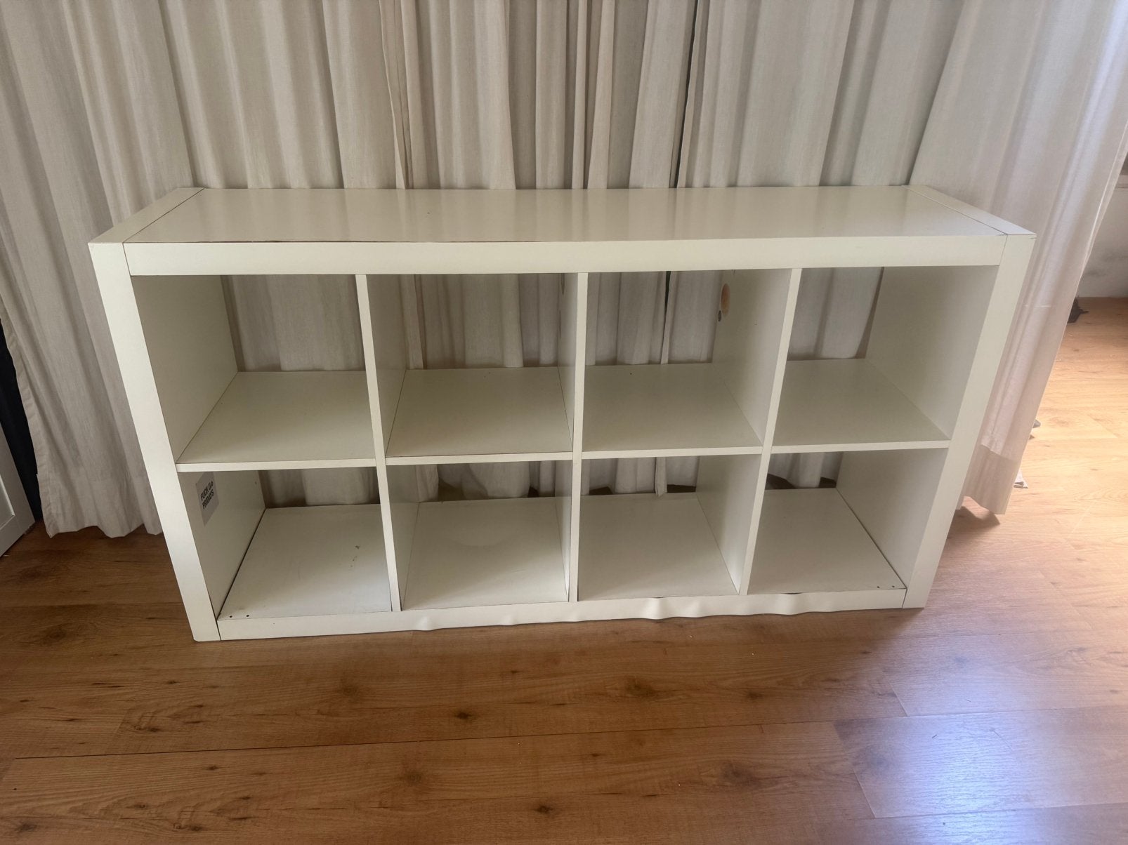 Kallax 2x4, white, Ophalen, Gebruikt