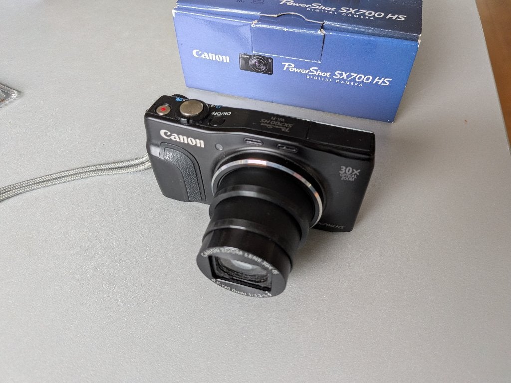 Canon PowerShot SX700 HS Compactcamera met 30x zoom, Audio, Tv en Foto, Fotocamera's Digitaal, Gebruikt, Ingebouwde flitser, Canon