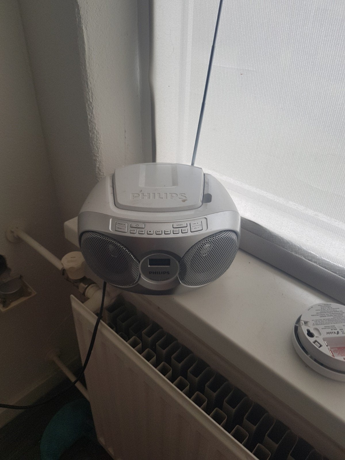 Philips Radio CD Speler AZ215S/12 - Werkt Goed, Ophalen of Verzenden, Gebruikt, Radio, Met cd-speler