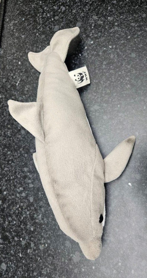 WWF Dolfijn Knuffel, Overige merken, Overige typen, Grijs, Ophalen of Verzenden