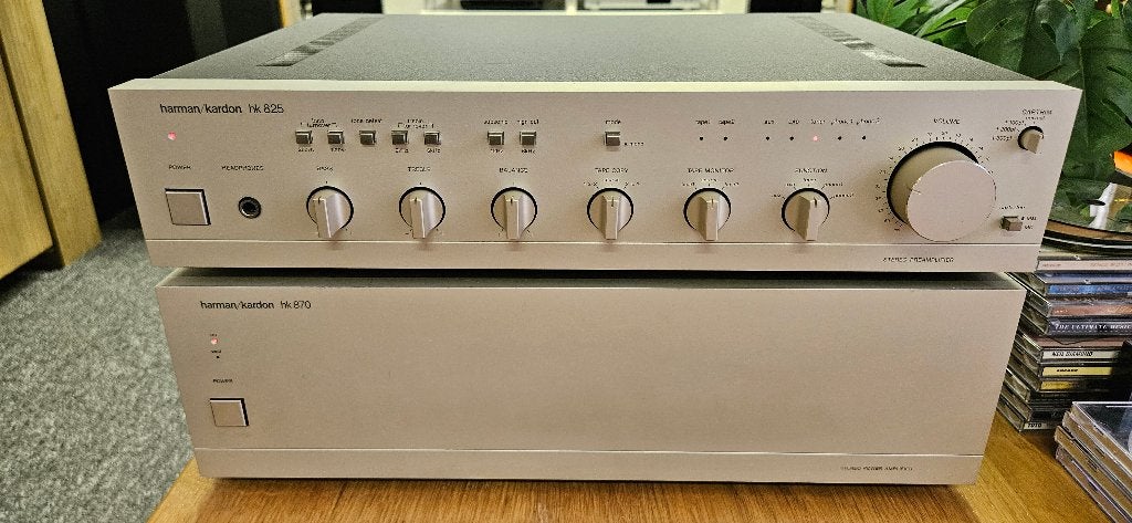 Harman Kardon HK-825 & HK-870, Overige merken, Gebruikt, Ophalen of Verzenden, 120 watt of meer