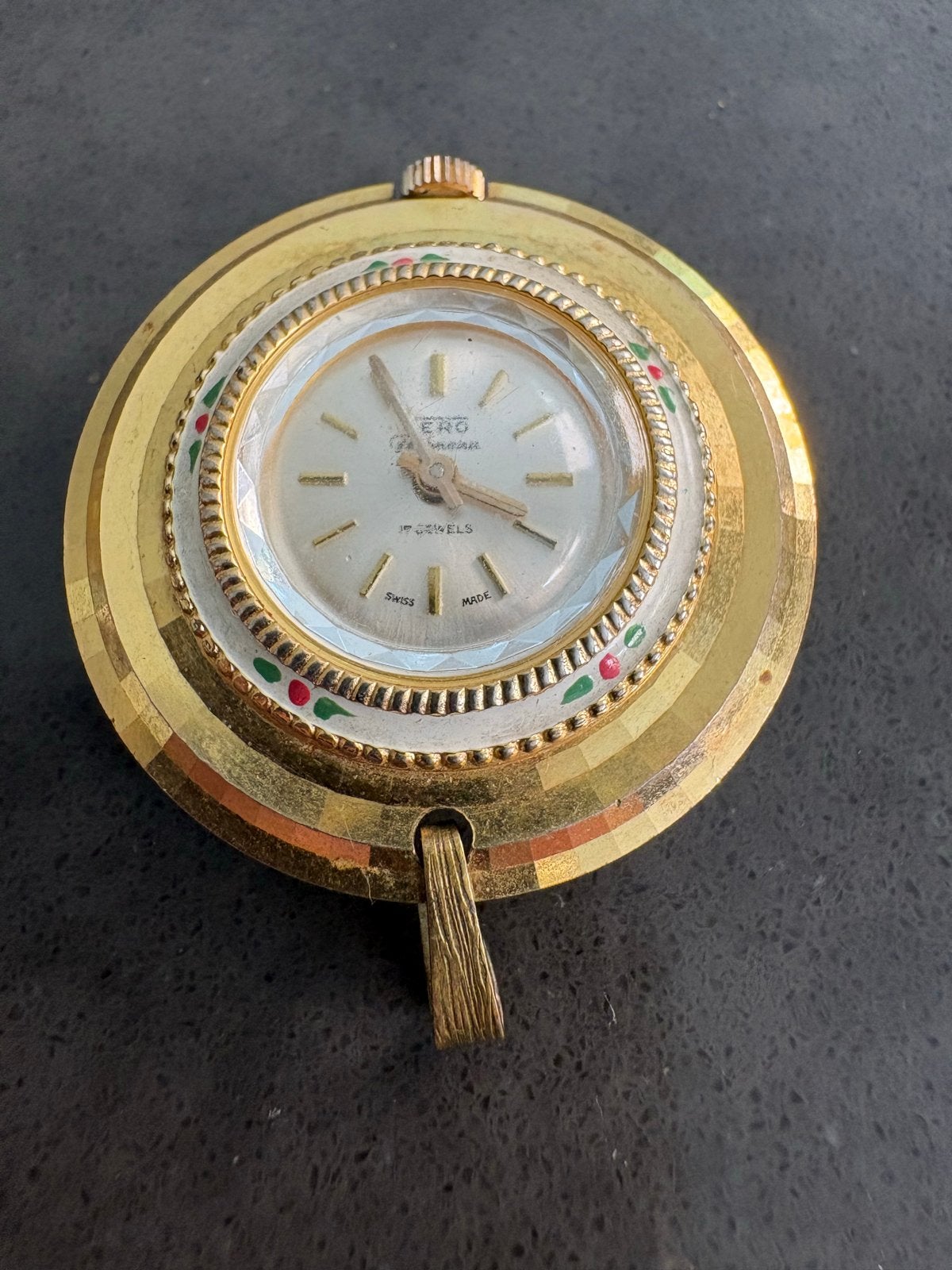 Vintage FERO Feldmann Zakhorloge - Verguld, 17 Jewels, Overige merken, Overige materialen, Zakhorloge, Verguld
