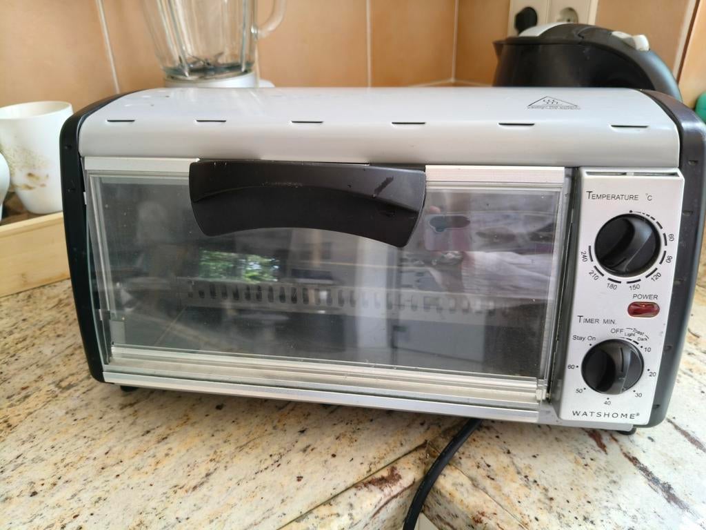 Mini oventje voor op de camping, Ophalen