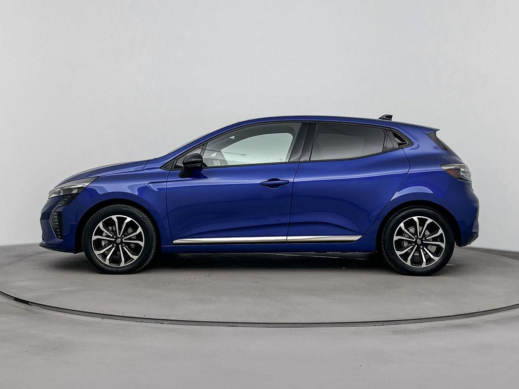 Renault Clio 1.6 E-Tech Full Hybrid Techno 145PK | Automaat, Gebruikt, Euro 6, Blauw, Leder en Stof