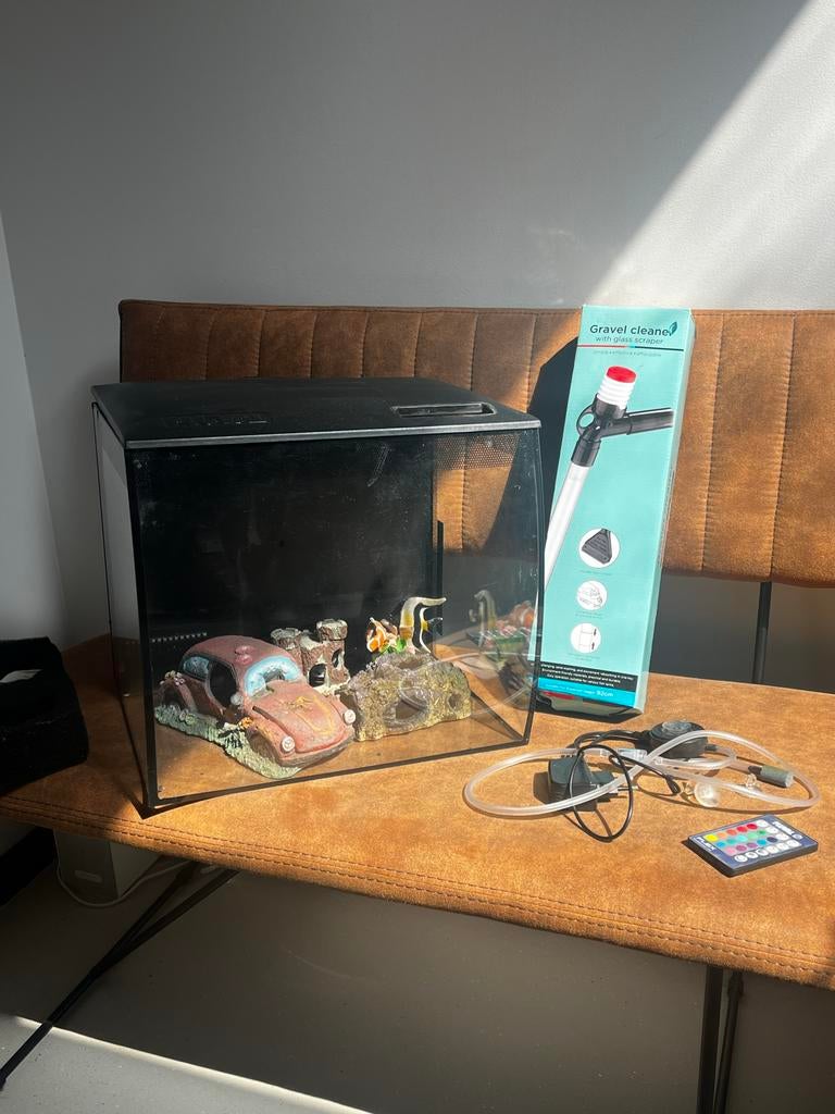 Complete Fluval Aquarium set, Dieren en Toebehoren, Vissen | Aquaria en Toebehoren, Ophalen, Zo goed als nieuw, Leeg aquarium