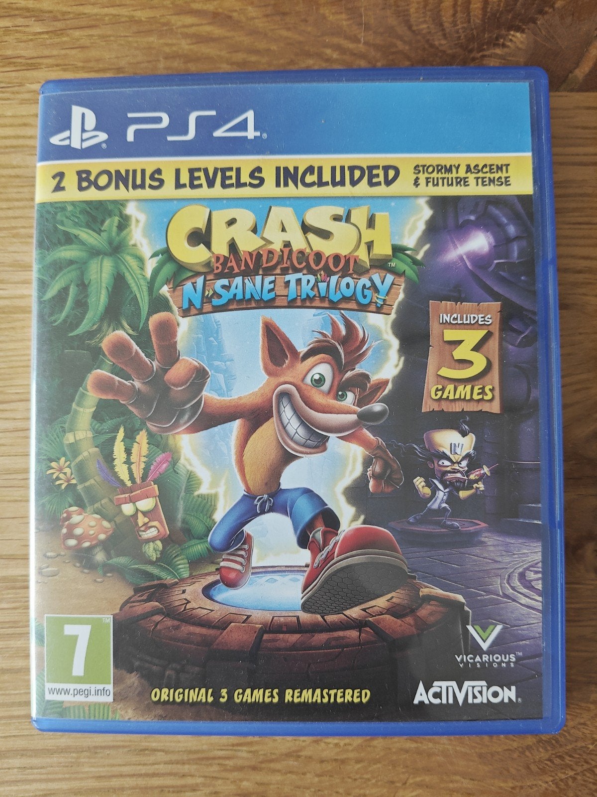 Crash Bandicoot N. Sane Trilogy PS4 - Zo goed als nieuw, Spelcomputers en Games, Games | Sony PlayStation 4, 1 speler, Ophalen of Verzenden