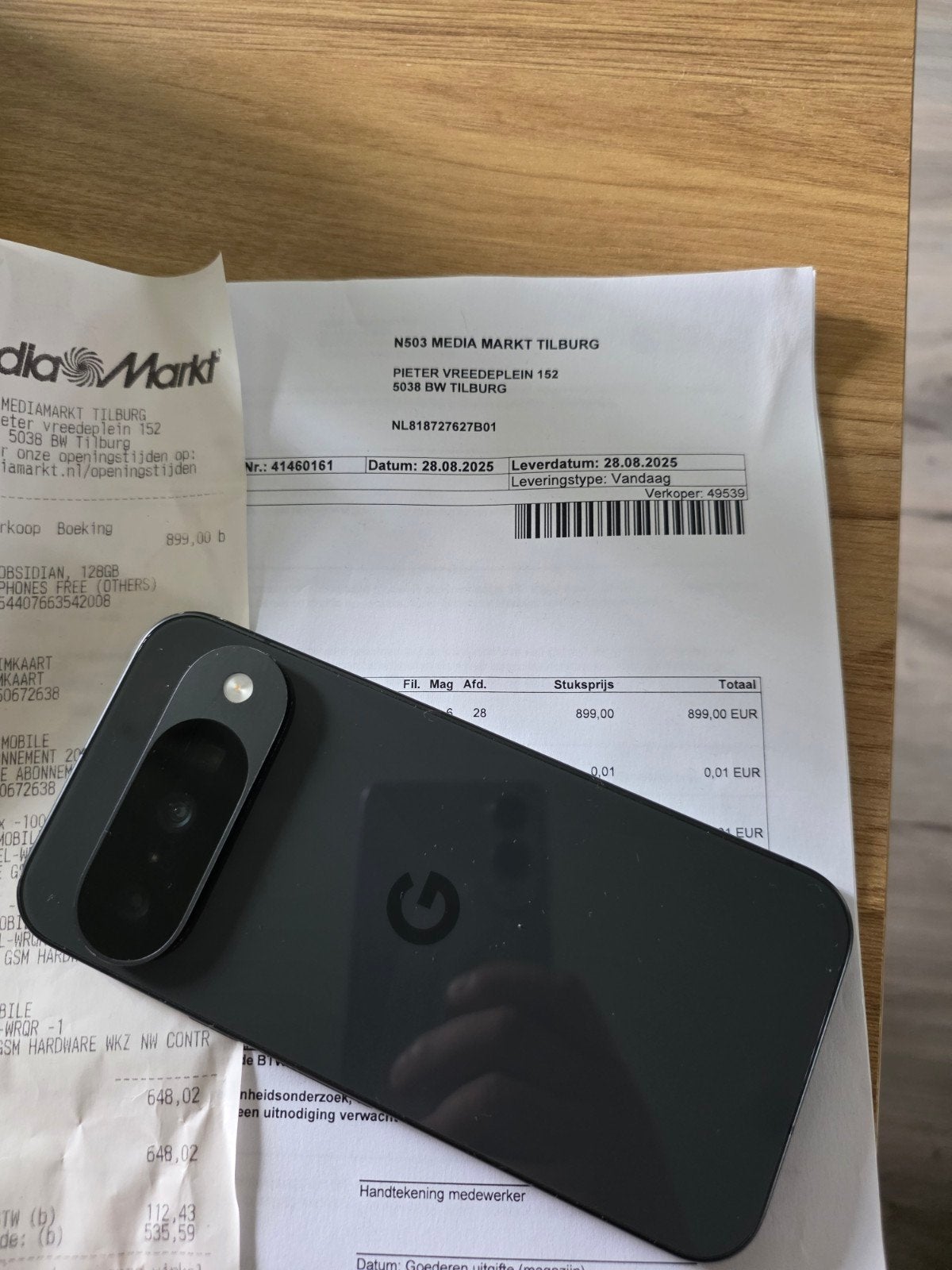 Google Pixel 10 128gb met 12 maanden garantie, Telecommunicatie, Ophalen of Verzenden, Zo goed als nieuw, Zwart, 128 GB