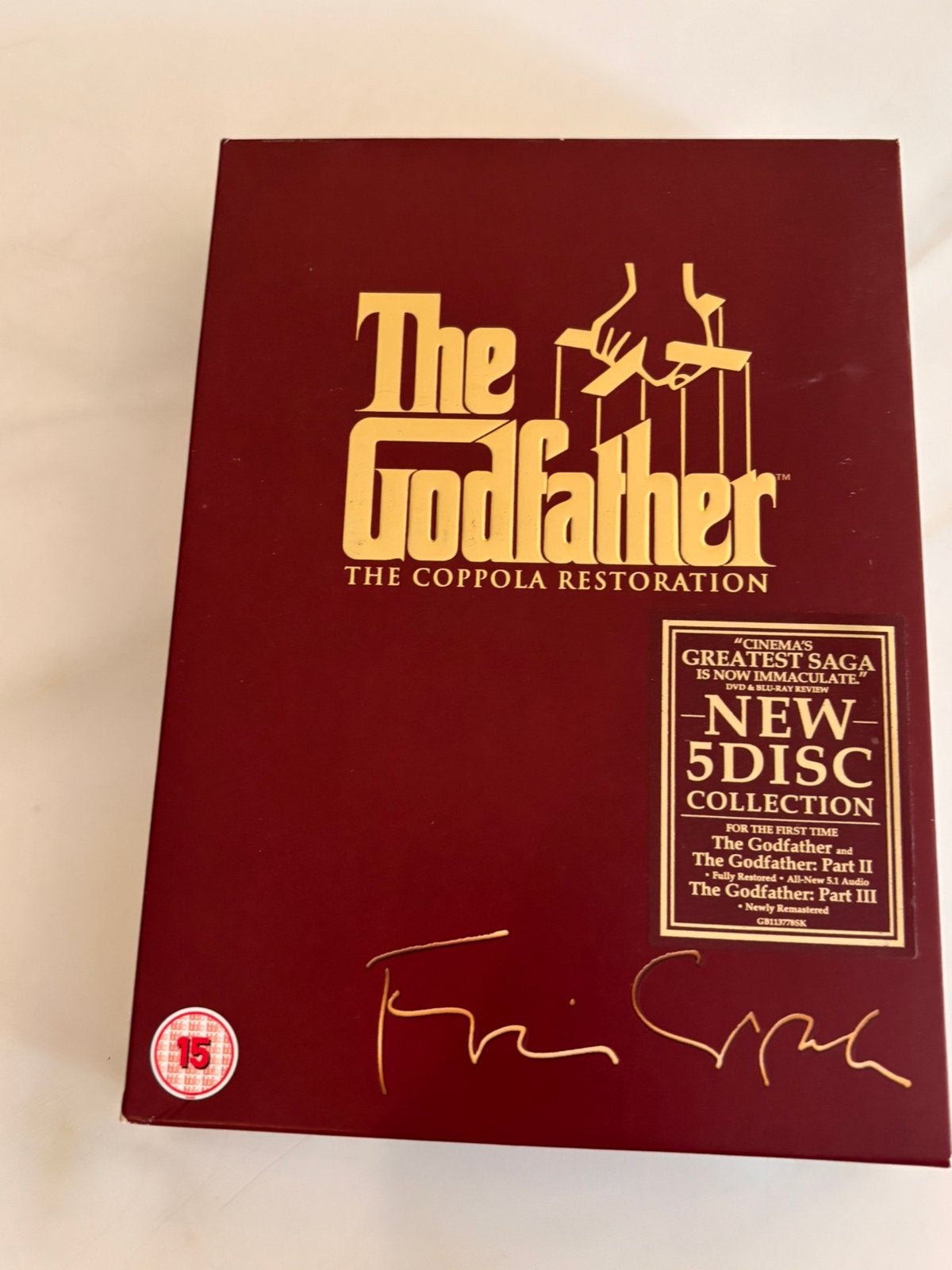 The godfather trilogie, Cd's en Dvd's, Dvd's | Klassiekers, Ophalen of Verzenden, Zo goed als nieuw