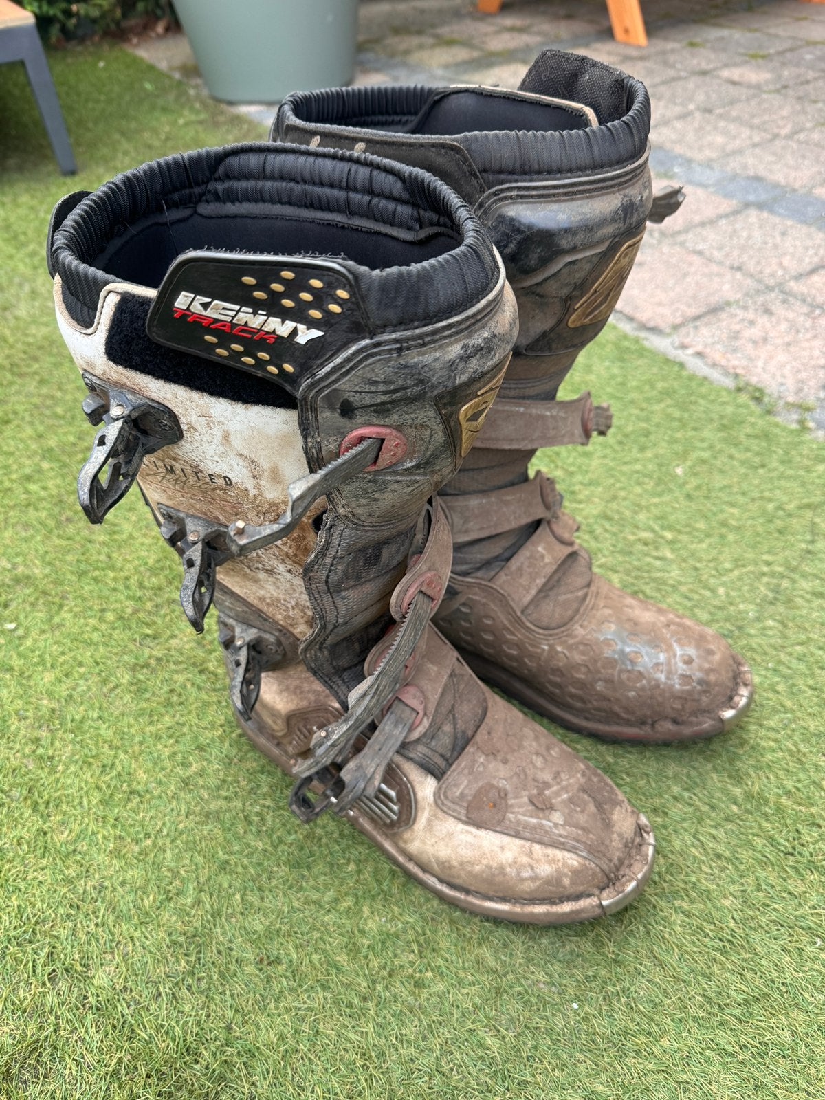 Crosslaarzen Kenny Track 45, Motoren, Kleding | Motorkleding, Ophalen of Verzenden, Tweedehands, Heren, Motorcrosskleding