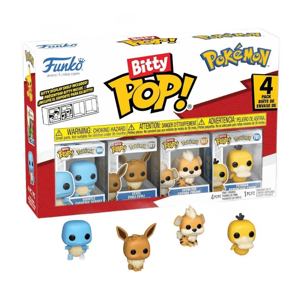 Pokémon Bitty POP! Vinyl Figure 4-Pack Series 4 2 cm, Heo GmbH, Nieuw, Ophalen of Verzenden, Info@heogmbh.de
