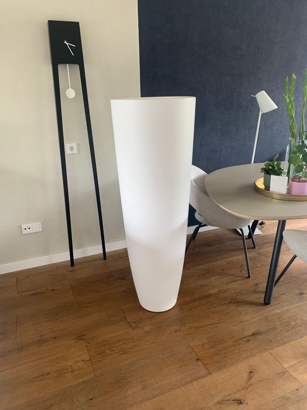 Elho bloempot Pure, Tuin en Terras, Bloempotten, Ophalen, Kunststof, 40 cm of meer, Rond