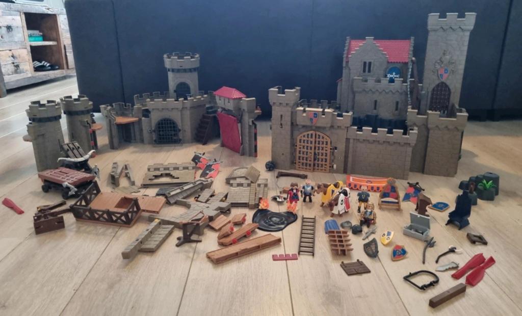 Playmobil Ridderkasteel (6000) en Valkenburcht (6001) - Set, Kinderen en Baby's, Speelgoed | Playmobil, Ophalen of Verzenden