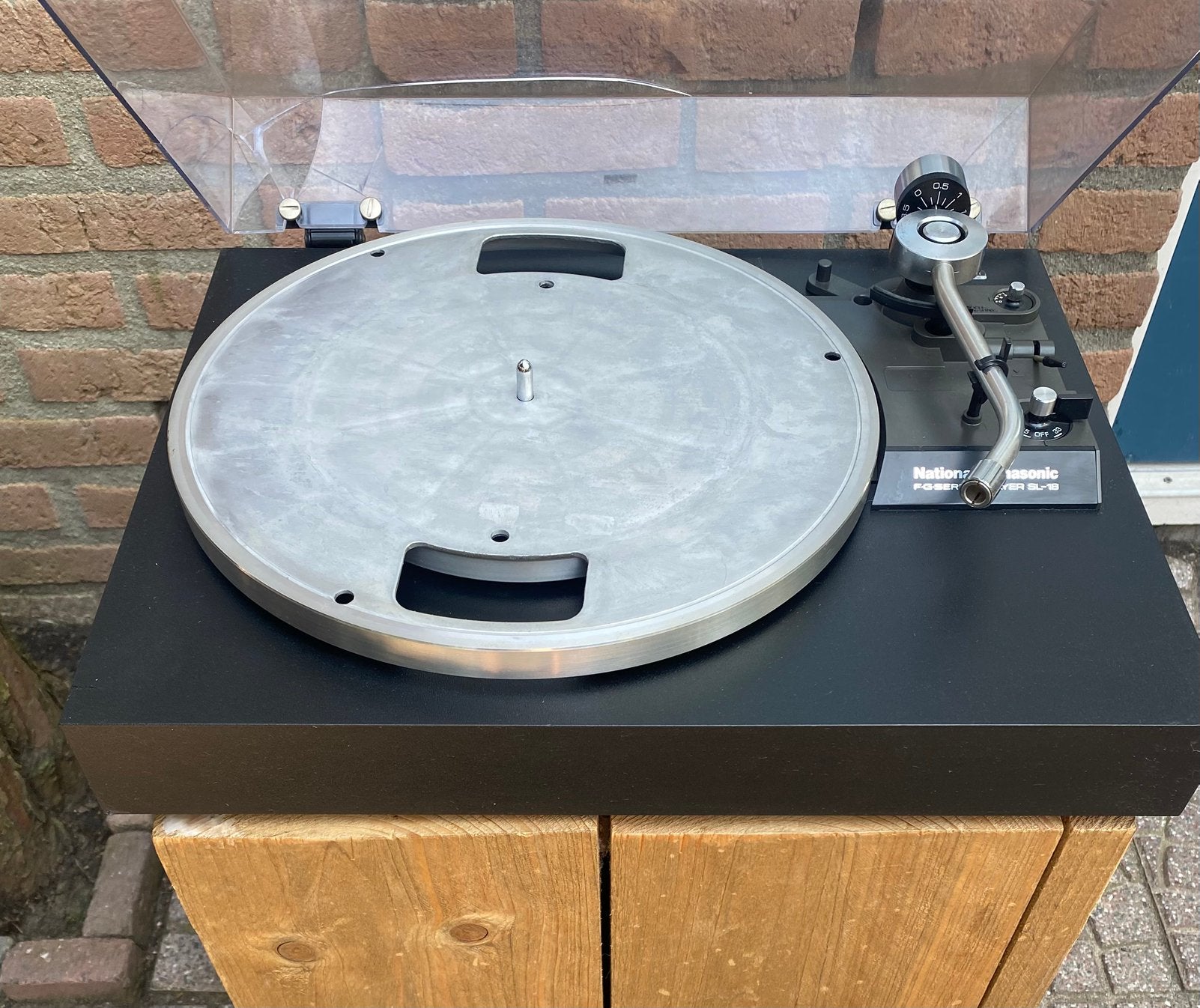 National Panasonic SL-18 Platenspeler (Defect), Overige merken, Pitch-regelaar, Ophalen of Verzenden, Platenspeler