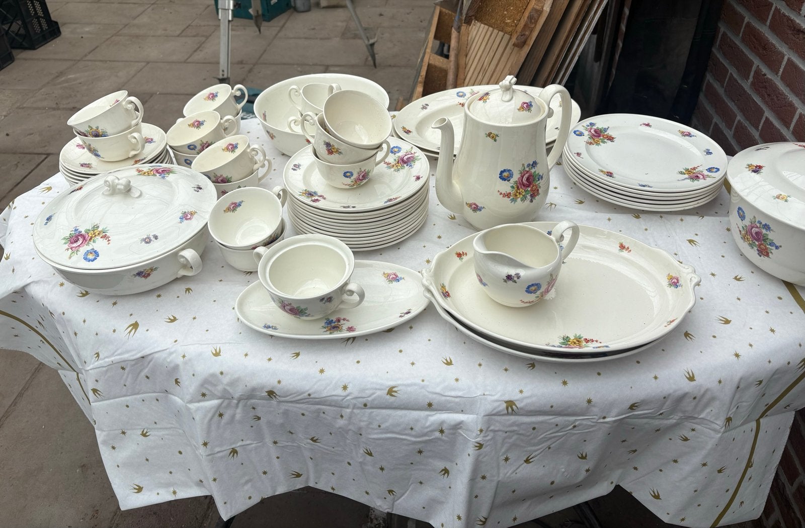 Petrus Regout Maastricht Boudewijn servies, Antiek en Kunst, Ophalen