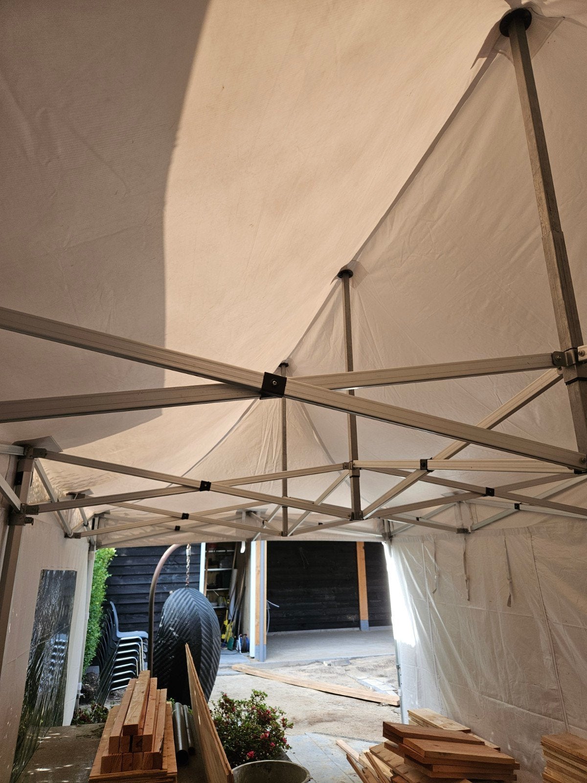Partytent, Ophalen of Verzenden, Zo goed als nieuw, 5 tot 8 meter, Minder dan 4 meter