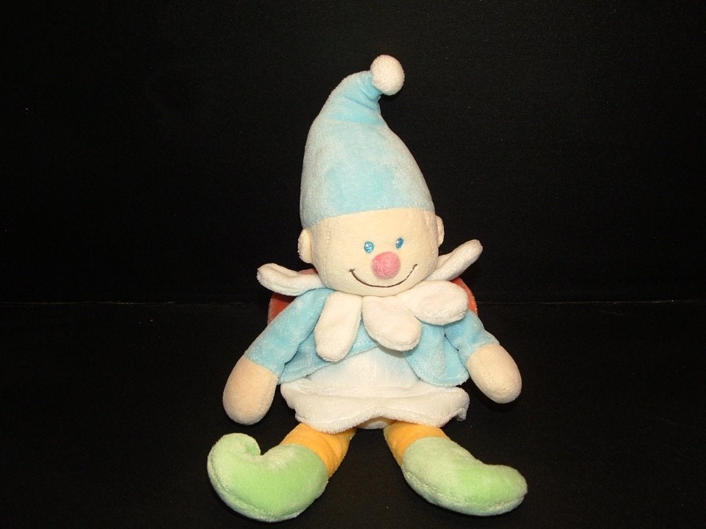 BABY LUNA POPJE ELFJE VELOURS ROOMWIT HOOFD MET WITT, Ophalen of Verzenden, Nieuw, Overige typen