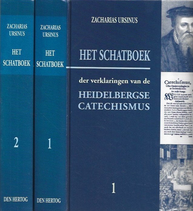 Zacharias Ursinus: De Heidelbergse Catechismus (2 delen)., Christendom | Protestants, Ophalen of Verzenden, Zo goed als nieuw