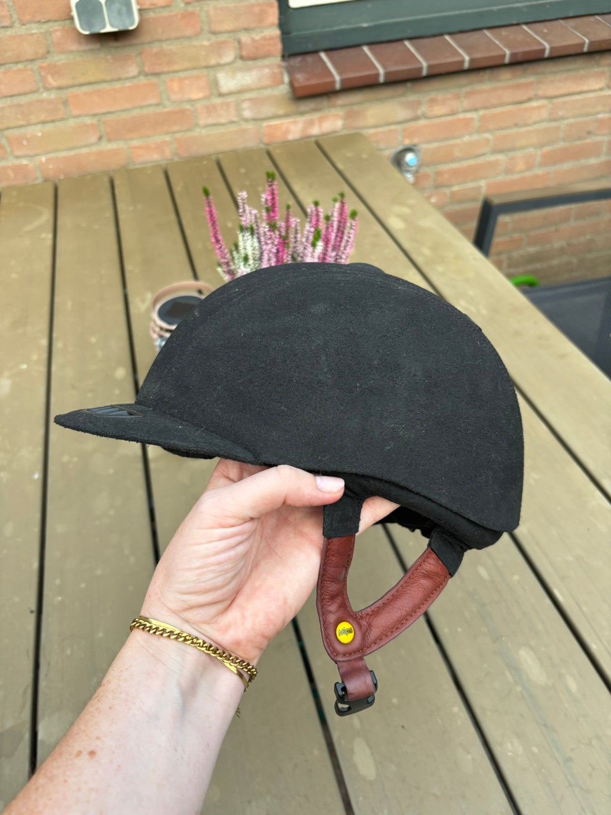 MIPS cap / helm maat 54-55 – goede staat, Dieren en Toebehoren, Ophalen of Verzenden, Gebruikt, Dressuur, Rijhelm/cap