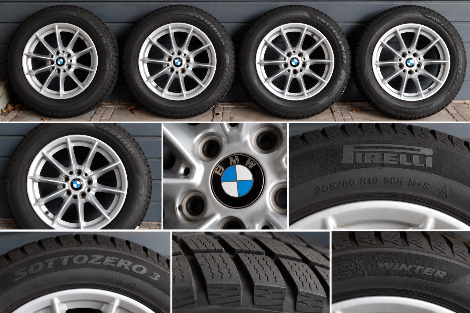 Originele BMW Styling 774 16” winterset – Pirelli RFT, Ophalen, 16 inch, Banden en Velgen, 205 mm