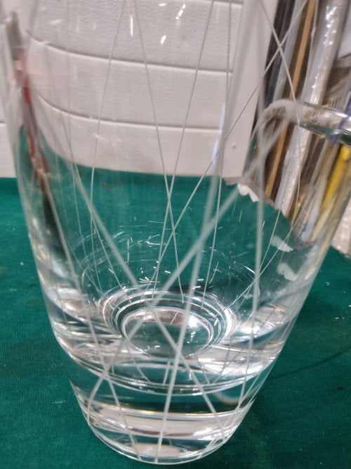 vaas kristal design geslepen j.g. durand, Antiek en Kunst, Antiek | Vazen, Ophalen of Verzenden