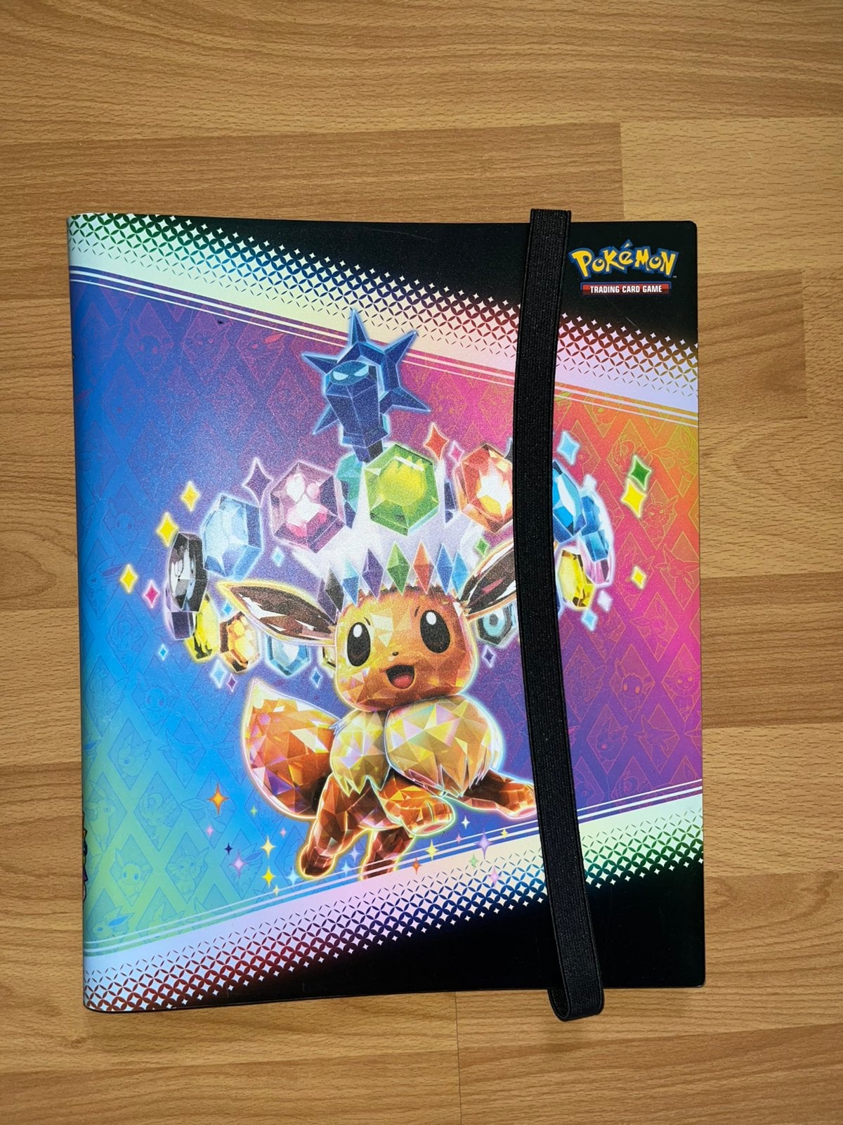 Pokemon prismatic evolutions 9 pocket binder map, Verzenden, Zo goed als nieuw