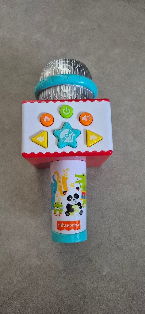 Fisher Price Microfoon, Ophalen, Zo goed als nieuw, Speelset, Met geluid
