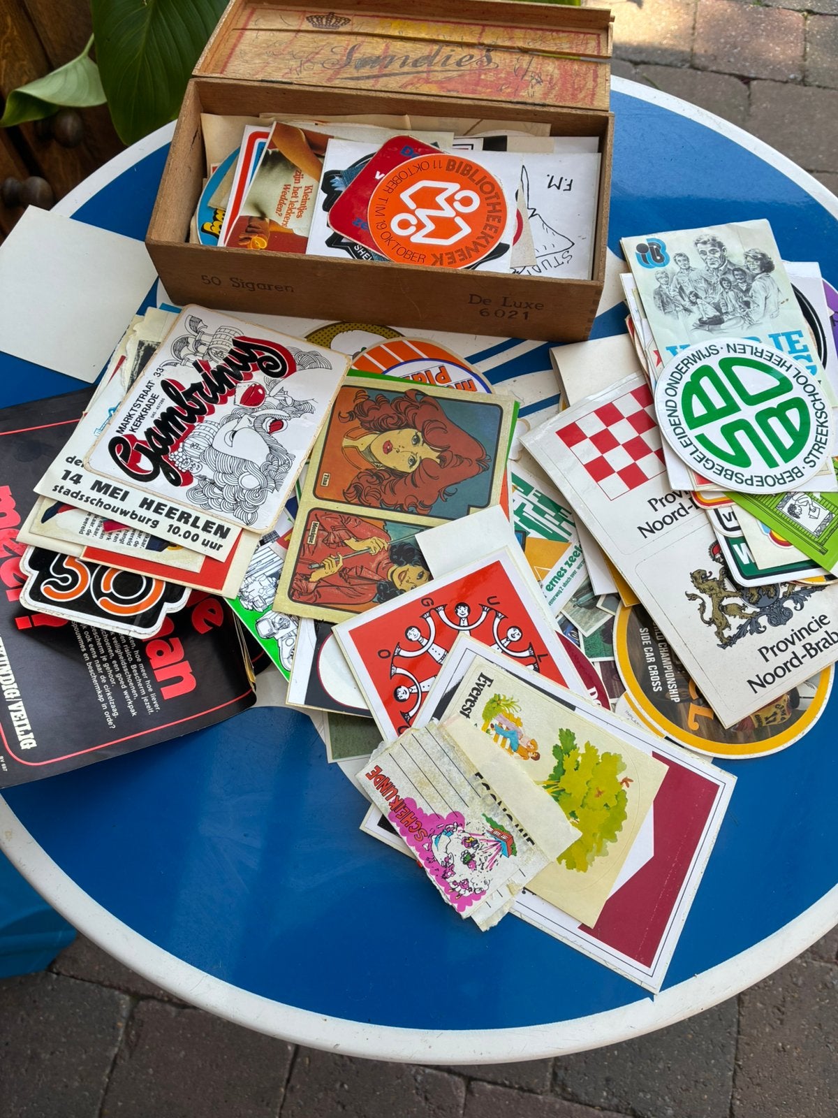Stickers oude, Albert Heijn, Ophalen
