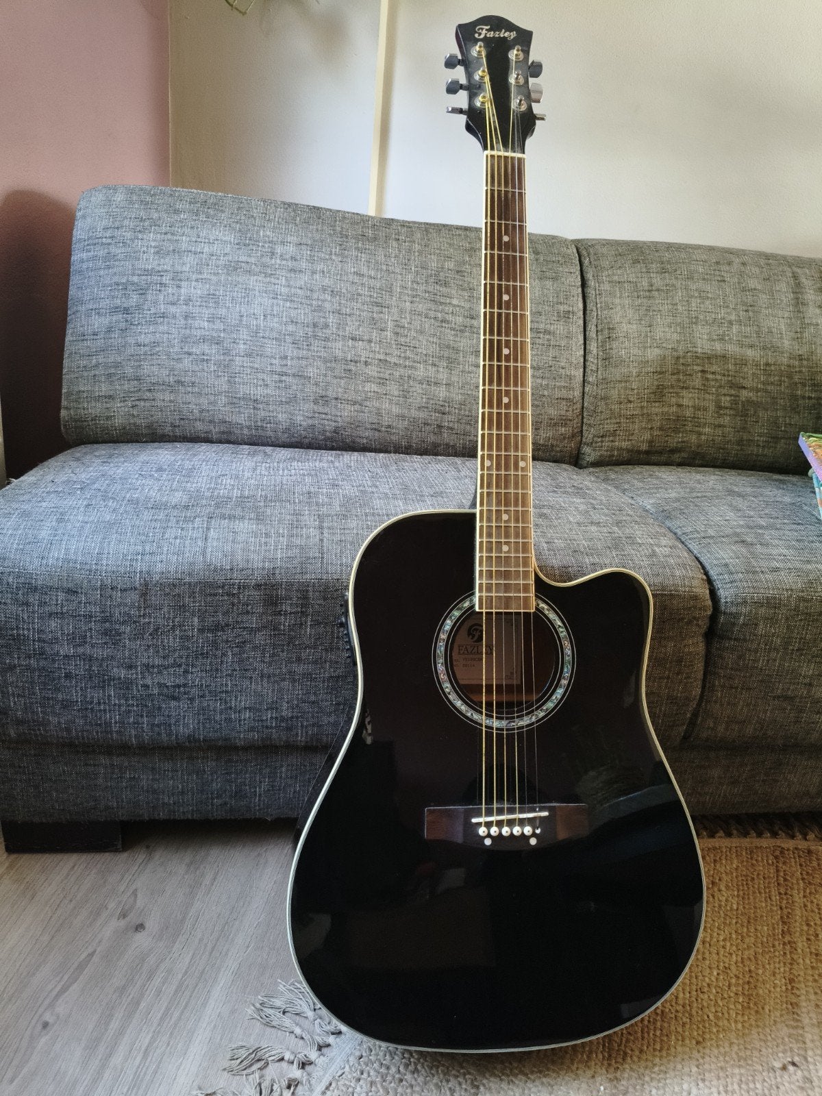 Fazley FE100CBK Western gitaar met element