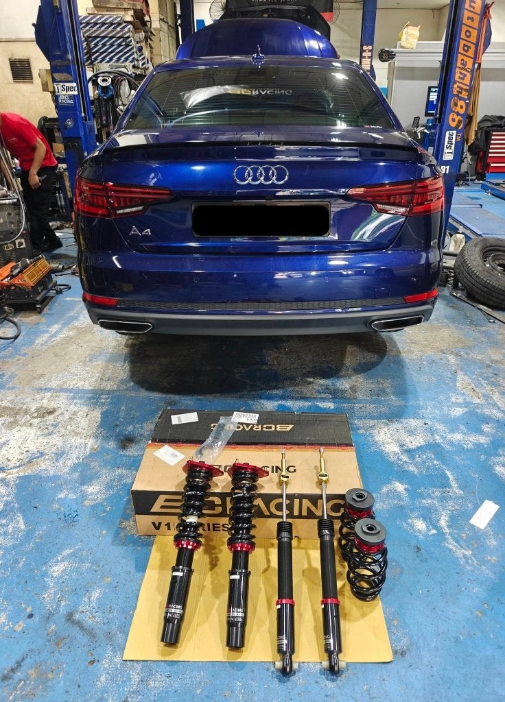 BC Racing V1-VM serie schroefset - Audi A4 S4 RS4 B9 16+, Ophalen of Verzenden