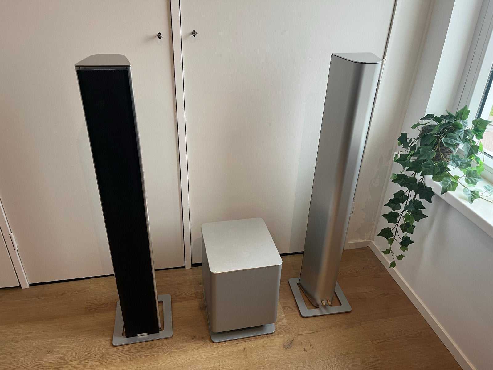 Piega TS 5 Luidsprekerset met TMicro Subwoofer, Gebruikt, Speakerset, Geschikt voor surround/home cinema, Ophalen