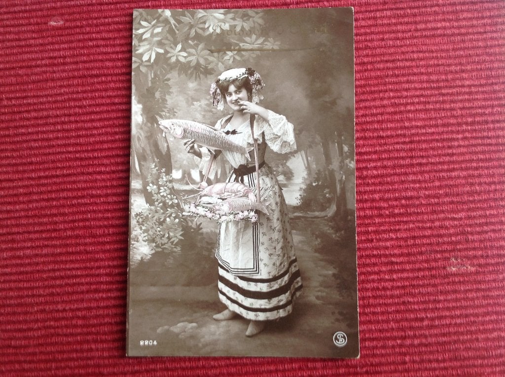 POSTKAART  VAN 1912, Verzamelen, Ophalen of Verzenden, Voor 1920, Gelopen, Overige thema's