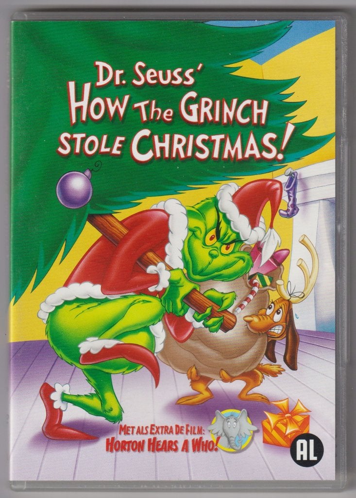Dr. Seuss' How The Grinch Stole Christmas!, Tekenfilm, Verzenden, Zo goed als nieuw, Alle leeftijden
