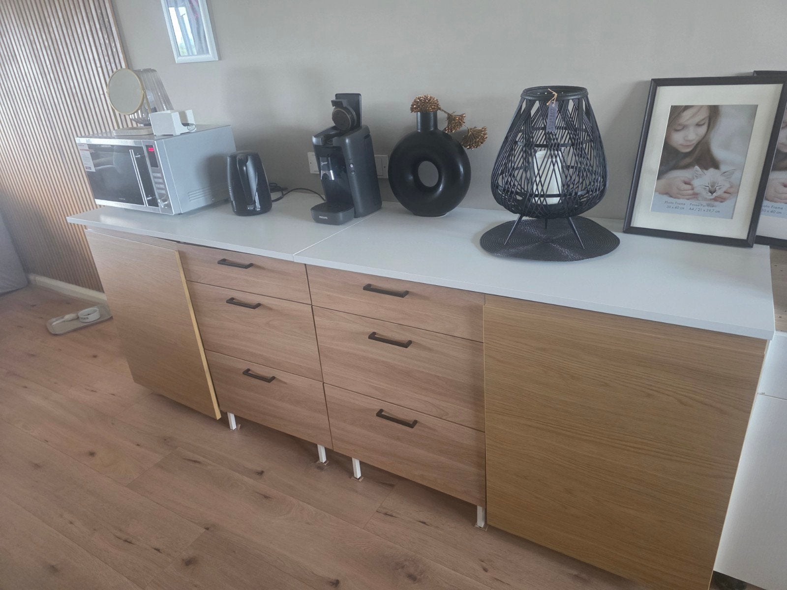 Zo goed als nieuw IKEA keukenblok - 3 maanden oud, Ophalen, Zo goed als nieuw, 200 cm of meer, Met deur(en)