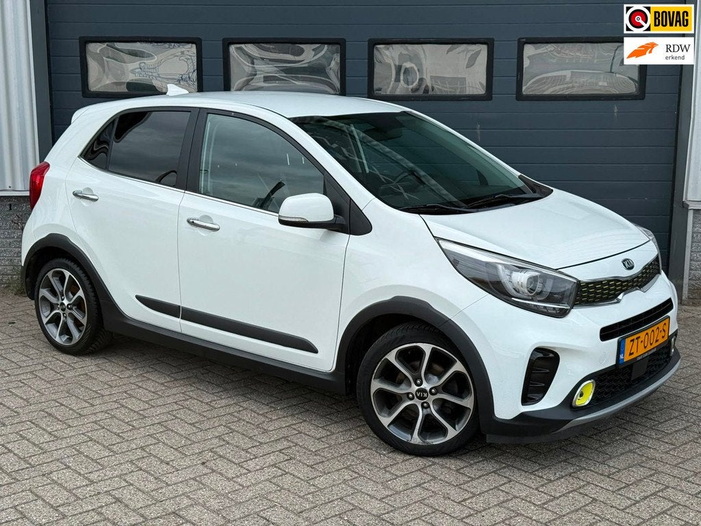Kia Picanto 1.0 TURBO-GDI X-Line - vol opties, leerbk. stoel, Auto's, Voorwielaandrijving, Gebruikt, 920 kg, 100 pk