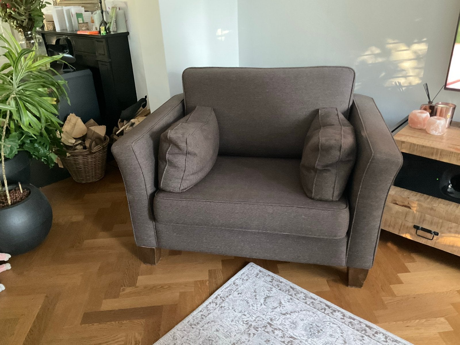 Comfortabele Love-seat - 125cm breed, 95cm diep, Gebruikt, Tweepersoons, 75 tot 100 cm, Ophalen of Verzenden
