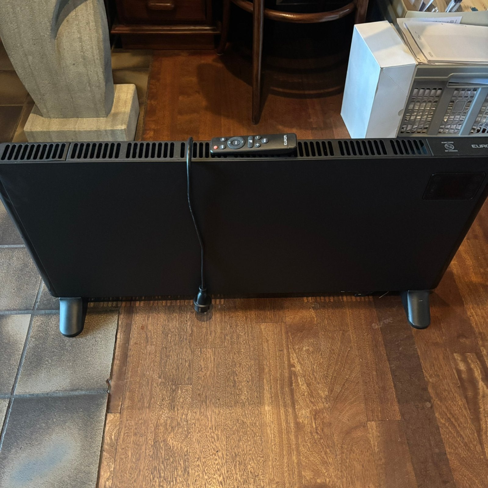 Eurom Alutherm 2000 Wifi convector kachel zwart, Ophalen, Zo goed als nieuw, Elektrisch, Overige soorten