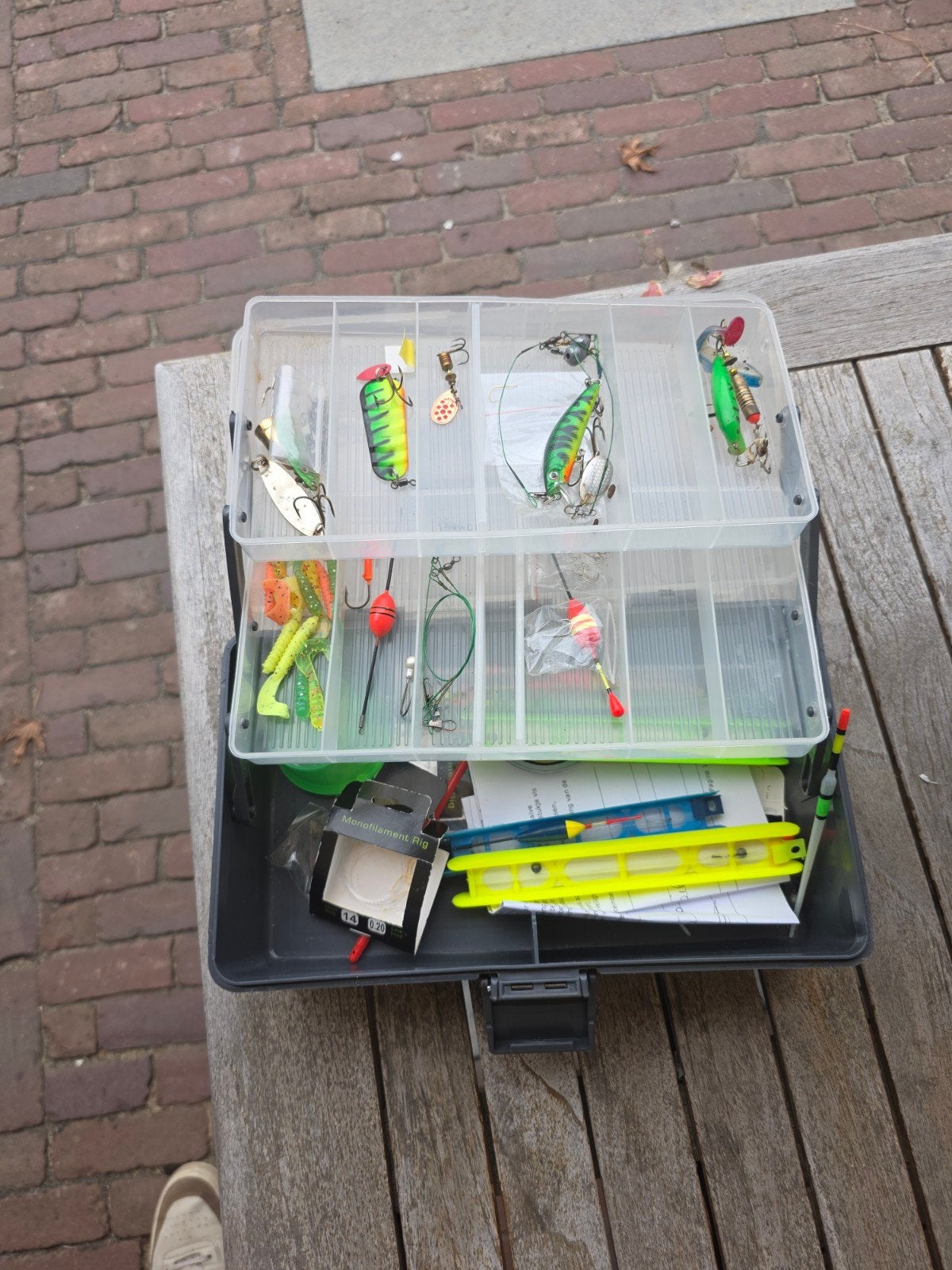 viskoffer gevuld, Ophalen, Zo goed als nieuw, Koffer of Tas