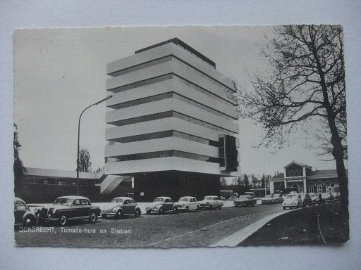 R37 Dordrecht - Tomadohuis en Station - 1966, Verzenden, 1960 tot 1980, Gelopen, Zuid-Holland
