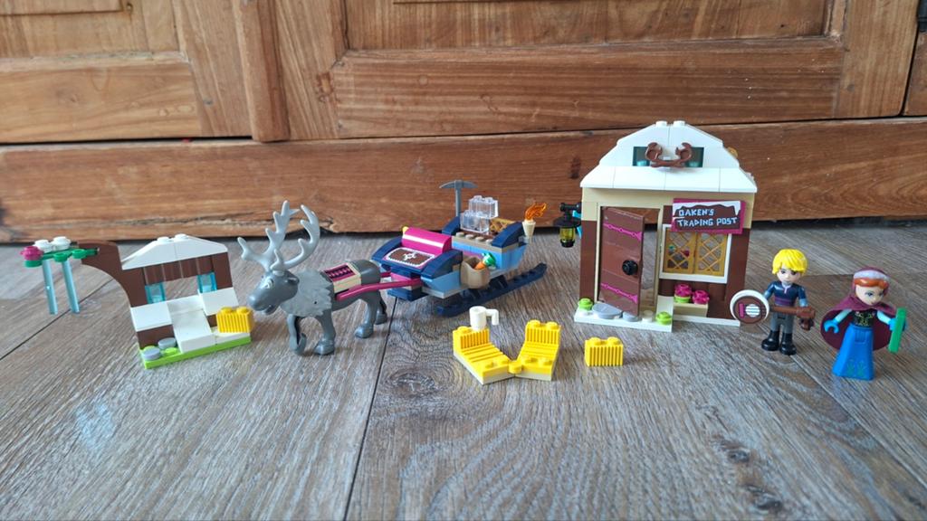 Lego Disney 41066 Frozen: Anna en Kristof's slederit, Lego, Ophalen of Verzenden, Disney, Complete set