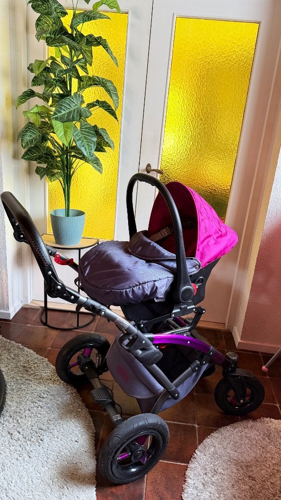 DUURZAME 3 in 1 kinderwagen allterein met de luchtbanden, Zo goed als nieuw, Combiwagen, Luchtbanden, Ophalen