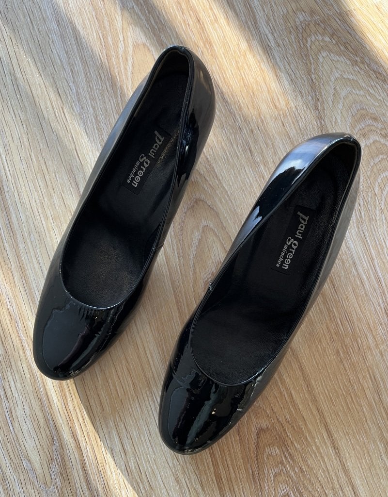 Lakleer pumps Paul Green maat 39, Pumps, Verzenden, Zwart, Zo goed als nieuw