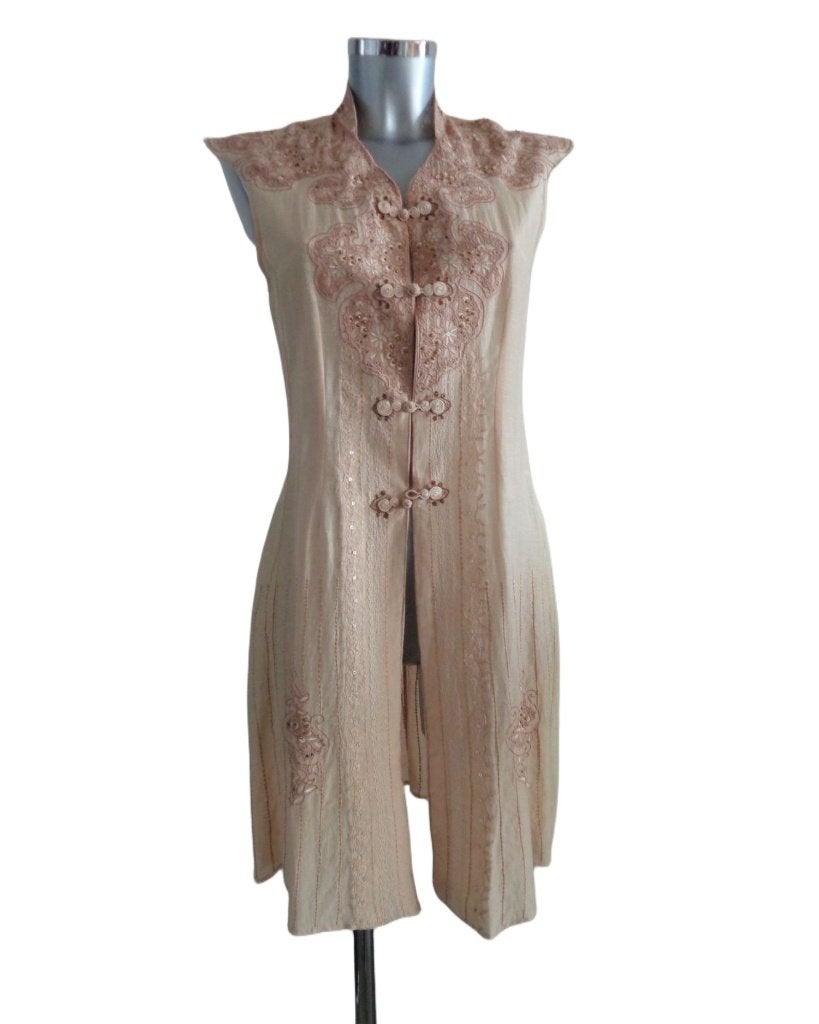 CHINE tuniek jurk maat 36 NIEUW met kaartjes, Beige, Nieuw, Ophalen of Verzenden, Chine