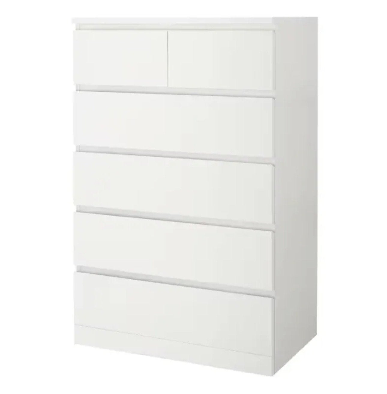 IKEA MALM ladekast wit - 6 lades, Huis en Inrichting, Ophalen, Gebruikt, 5 laden of meer, 100 tot 150 cm