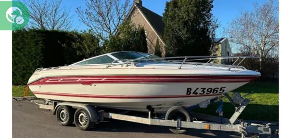 Sea Ray 200 zonder motor, Ophalen, Gebruikt, Minder dan 70 pk, Polyester