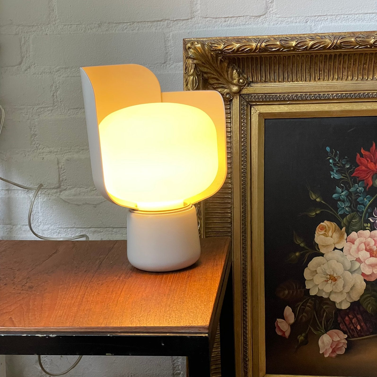 Fontana Arte Blom design lampje, Huis en Inrichting, Lampen | Tafellampen, Ophalen, Zo goed als nieuw, Design