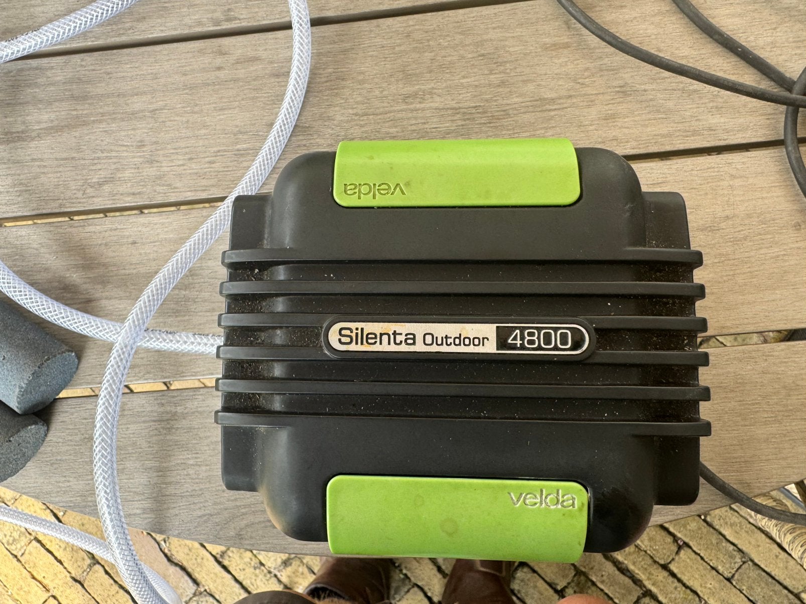 Velda Silenta Outdoor 4800 lucht pomp, Tuin en Terras, Vijver-toebehoren, Ophalen, Gebruikt, Vijverpomp